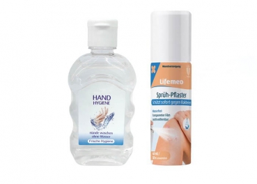 Erste-Hilfe-Koffer M4 PLUS für Betriebe nach aktueller DIN/EN 13157 inkl. Sprühpflaster & Hygiene-Gel